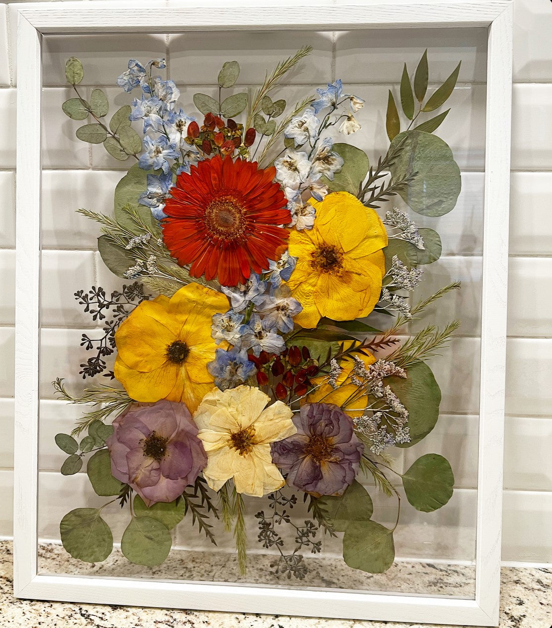 16x20 Framed Flowers