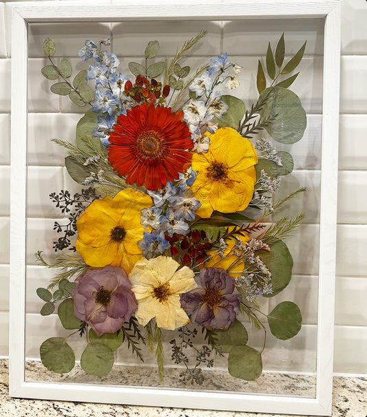 16x20 Framed Flowers