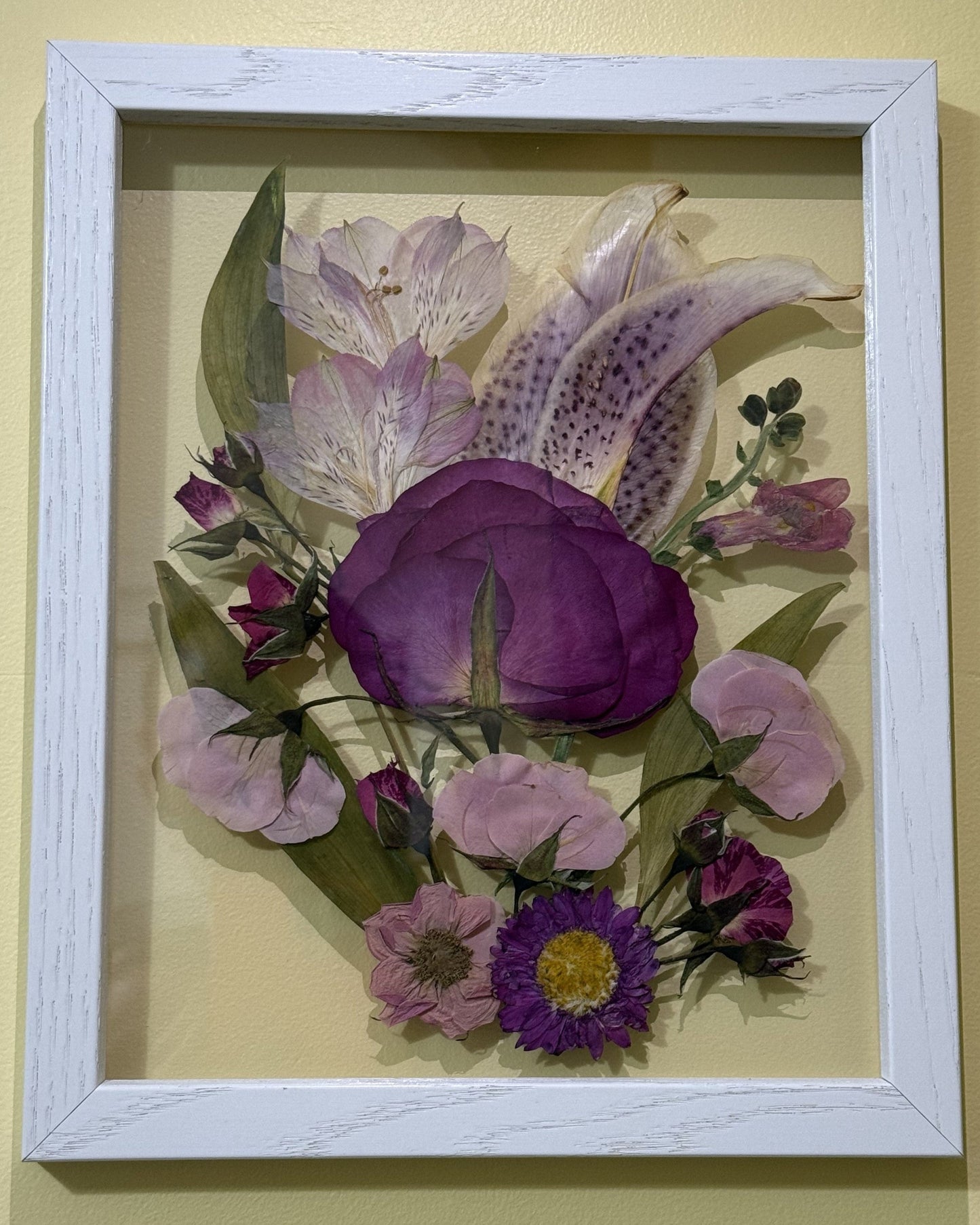 8x10 Framed Flowers